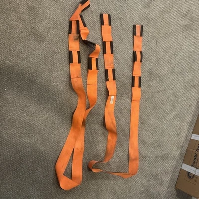 Correas de elevación para carretilla elevadora de antebrazo (2) sistema de movimiento ajustable naranja Foto 1 de 4