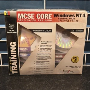 Vintage Windows NT 4 MCSE Certification Training Series Learn2 Tutorials SEALED - Picture 1 of 10