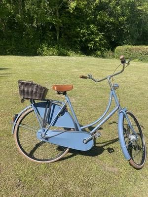 Gazelle Holland Rad 28 Zoll Damen 3-GANGSCHALTUNG Blau Korb.Top Zustand Wie Neu - Bild 1 von 4