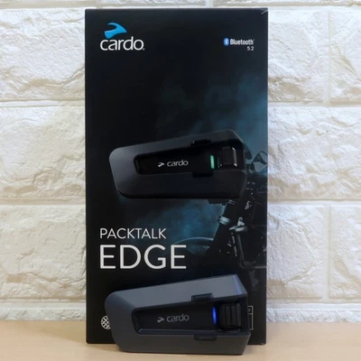 Cardo Packtalk Edge Mesh Bluetooth Motorcycle Helmet Intercom - Single - Image 1 of 4