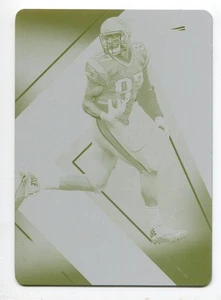 2017 Panini XR Printing Plate Yellow Rob Gronkowski 1/1 New England Patriots - Picture 1 of 2