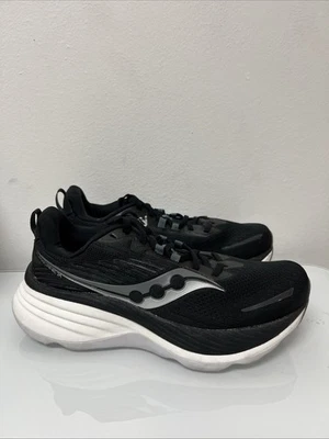 Saucony Women’s Hurricane 24 - Black/White Size 9 Wide WORN ONCE - Image 1 of 4