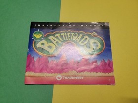 Battletoads Nintendo NES Manual de instrucciones Folleto SOLO