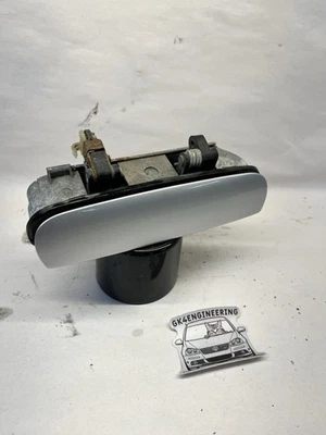 97-02 AUDI B5 A4 S4 DIESTRO PASAJERO LATERAL EXTERIOR MANIJA PUERTA PLATEADA LY7W Foto 1 de 4