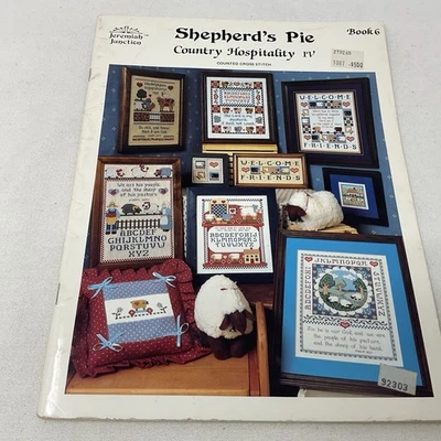 SHEPHERD'S PIE Country Hospitality IV Jeremiah Junction Cross Stitch Booklet - Image 1 of 4