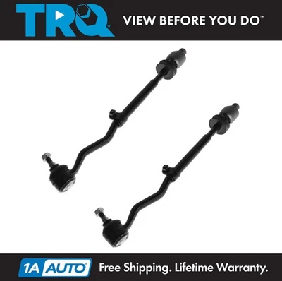 TRQ Inner & Outer Tie Rod Assembly LH RH Pair for 318I 325 325E 325I IS M3 E30 - Image 1 of 4