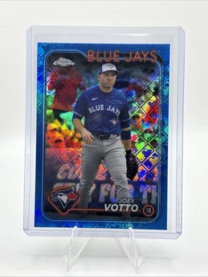 JOEY VOTTO 2024 Topps Chrome Logofractor - #171 Blue /150 Color Match - Image 1 of 2