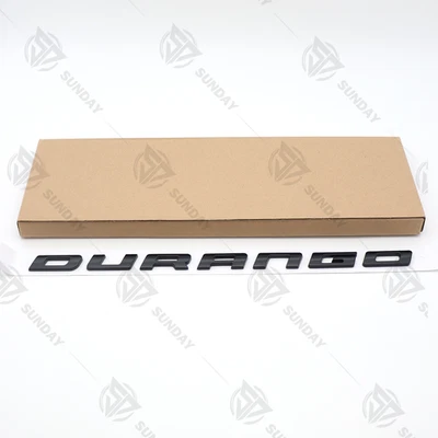 3D Raised Rear Tailgate Letters For 2014-2023 Durango Trunk Lid Emblem Chrome Foto 1 de 4