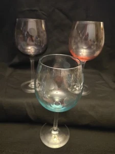 3er Set Waterford Kristall Marquis gepunktet Balloo Kelche/Weingläser, 8 5/8" - Bild 1 von 14