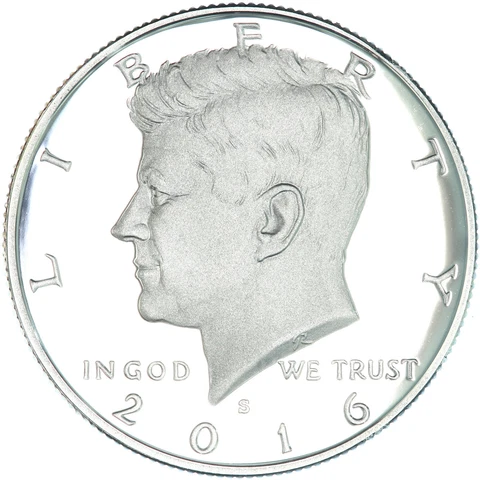 2016 S Kennedy Half Dollar Gem Deep Cameo 90% Silver Proof See Pics Z393 Cover