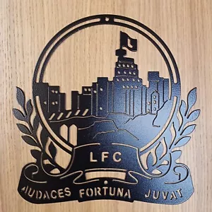 Placa Linfield FC de acero - Imagen 1 de 1
