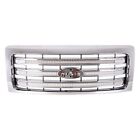Grille For 2013-14 Ford F150 Gold Chrome Surround 3Bar Moldings Abs Plastic-Capa