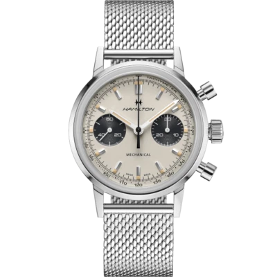 Reloj para hombre Hamilton American Classic Intra-Matic cronógrafo H esfera marfil H38429110 Foto 1 de 4