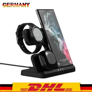 Wireless Ladegerät für Samsung Galaxy S24 S23 S22 S21 Plus QI Ultra Ladestation - Zdjęcie 1 z 13
