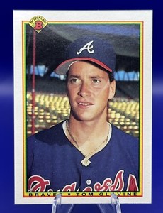 1990 Bowman TOM GLAVINE #2 HOF Atlanta Braves
