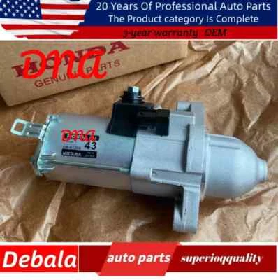 NEW FIT FOR OEM 2006-2007 Honda Accord 2006-2008 Acura TSX Starter 31200-RAA-A61 - Image 1 of 3