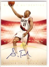 SEBASTIAN TELFAIR 2004-05 SP AUTHENTIC GOLD EXTRA LIMITED ROOKIE AUTOGRAPH S#/25