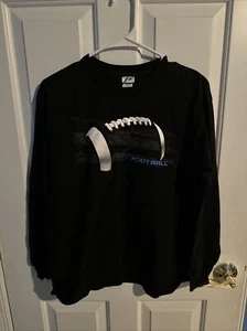 Boy Youth Long Sleeve Shirt Pro Spirit Blue Football Size X-Large Gently Used - Picture 1 of 3