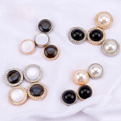 10Pcs Vintage Alloy Shirt Button Anti-slip Magnetic Suction Buttons Sewing Tool - Image 1 of 4