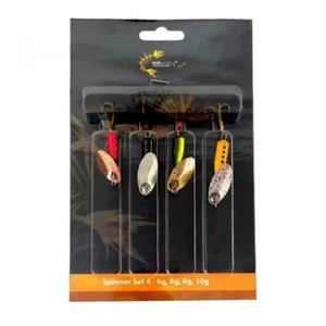 WSB Tackle Spinner Set, Paquete de 4, Terminal Tackle 6g, 8g, 8g, 10g tt661/005 - Imagen 1 de 1