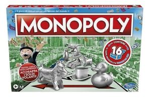 Monopoly rettangolare Monopoli classico in Italiano Hasbro Gaming -nuovo-Italia