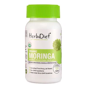 ORGANIC Moringa Oleifera Leaf Powder Tablets Superfood Multi Vitamin Supplement - Picture 1 of 4