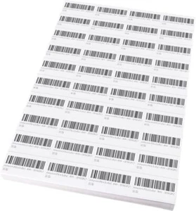 40 UP FBA Etiketten Versand Aufkleber für Laser/Tintenstrahldrucker, 52,5 x 29,7 mm auf A4 - Bild 1 von 4