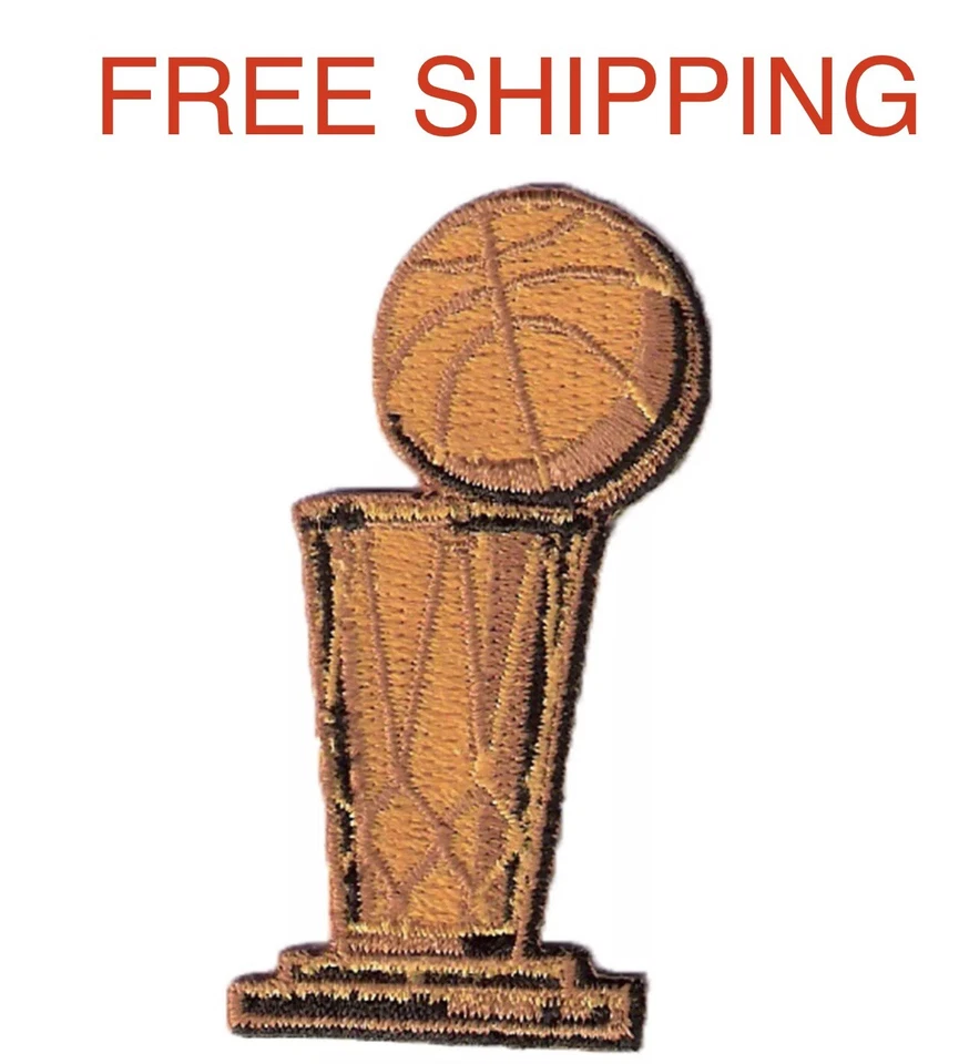 Parche de camiseta con logotipo de trofeo de las Finales de la NBA de 2003 y 2004 juego Spurs Nets Lakers Piston Foto 1 de 1