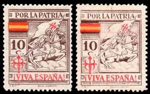 Coruña - Guerra Civil - Em. Local Nacional - Allepuz * 4+5 - Imagen 1 de 1