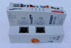 BECKHOFF EK1100 EtherCAT Coupler 2-Channel Ethernet Interface Terminal Module #1 - Picture 1 of 9