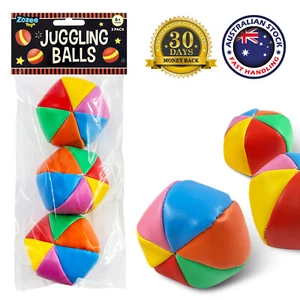 3pcs Juggling Balls Kids Toy Magic Circus Beginners Juggling Learning Fun Gift - Bild 1 von 2