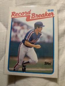 1989 Topps - Record Breaker #7 Kevin McReynolds