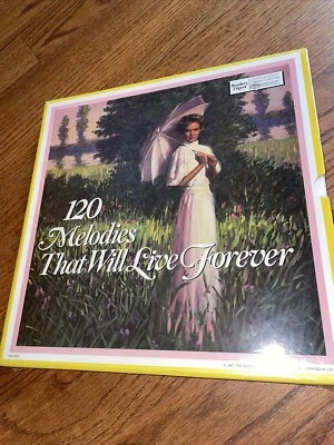 120 Melodies That Will Live Forever NEW 1987 8X Box Set Vinyl, LP Compilation - Image 1 of 4