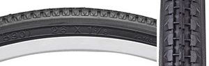 (2) Neumáticos de bicicleta Sunlite 26 X 1 3/8 pulgadas Blackwall con 2 tubos - Imagen 1 de 1