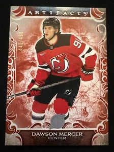 DAWSON MERCER 2024-25 UPPER DECK ARTIFACTS RUBY /499 DEVILS #15 - Picture 1 of 1