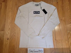 KITH X SADELLE'S BOX LOGO LONG SLEEVE TEE SHIRT SIZE XS EXTRA SMALL RARE - Picture 1 of 4