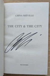 CHINA MIEVILLE SIGNED x2 THE CITY & THE CITY & IRON COUNCIL PBs BRAND NEW COPIES - Picture 1 of 6