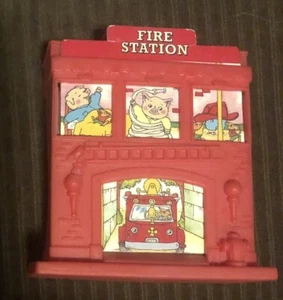 ✨The Busy World of Richard Scarry FIRE STATION Building only 1994 McDonalds✨ - Bild 1 von 2