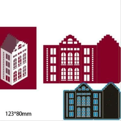 House Box Metal Cutting Dies DIY Scrapbooking Paper Card Craft Embossing stencil