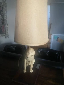 Vintage 9.75" RCA Nipper Dog Chalkware Advertising Mid century LAMP Very Rare!!! - Picture 1 of 24