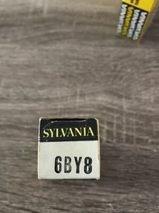 TUBO SOTTOVUOTO ~ 6BY8 ~ SYLVANIA ~ VECCHIO MAGAZZINO ~ 6BY8 - Foto 1 di 1