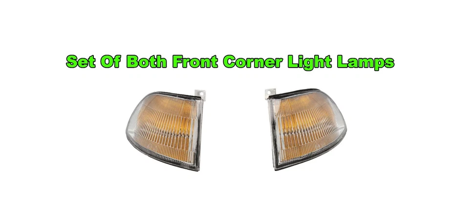 (Juego de 2) 91-95 Honda Civic EG Lámparas de luz de esquina blancas con porta bombillas TYC Foto 1 de 2