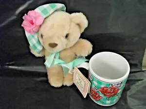 Set regalo tazza caffè rosa e orso peluche vintage johnson industries. 1997 - Foto 1 di 4