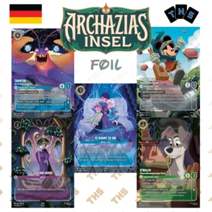 Lorcana Disney - (FOIL) ⭐️ Archazias Insel 🇩🇪 DEUTSCH - Einzelkarten NM/M - Bild 1 von 223