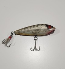 Rare Vintage Cotton Cordell 5 Inch Bluestriper Fishing Lure  White Perch Color 