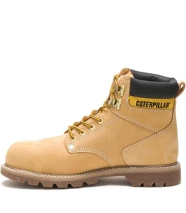 Caterpillar mens Second Shift Steel Toe Work Boot, Honey - Picture 1 of 7