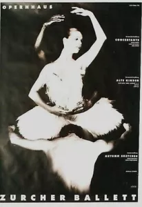 Póster original vintage ZURICH BALLET CONCERTANTE 1994 - Imagen 1 de 1
