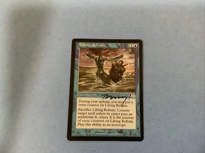 MTG Magic Lilting Refrain Signed Artist Proof x1 Urza’s Saga USG Berry - Image 1 of 2