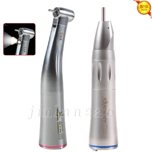 SANDENT Dental 1:1/1:5 LED Fiber Optic Increasing Contra Angle Handpiece US - Picture 1 of 8