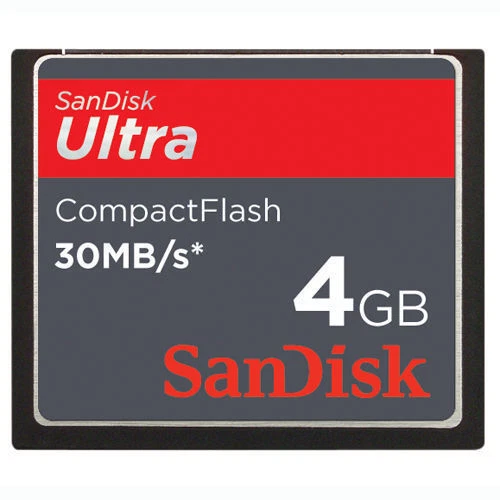 4GB SanDisk Ultra 30MB/S CompactFlash CF Memory Card f. Camera - Image 1 of 1